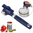thumbnail image 1 of Pakitner-Cut Safe Can Opener Manual Can Opener Smooth Edge-Handheld Side Cut Can Opener Ergonomic Smooth Edge Food Grade Stainless Steel Cutting Can Opener For Home Kitchen & Restaurant Navy Blue, 1 of 1