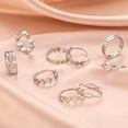 thumbnail image 2 of Skyrim anillo de mujer de acero inoxidable corazón Simple mariposa fase lunar anillos de dedo geométricos regalo de boda para amante al por mayor Tan Jianjun  unisex, 2 of 2