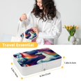 thumbnail image 5 of Unicorn PU Leather Jewelry Organizer Box with Removable Compartment and Portable Design for Necklace, Earring, and Jewelry Storage, 5 of 6