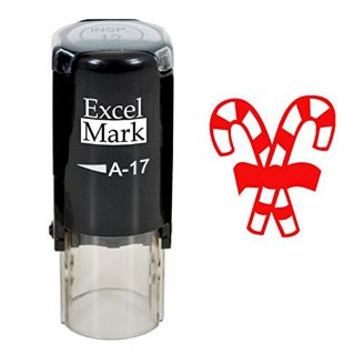 Self-Inking Teacher Stamp – Round “Beautiful!” Design With Red Ink, 5/8” Impression