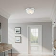 thumbnail image 2 of 10 inch Flush Mount Ceiling Light Kitchen Light Fixtures with Brush Nickle Finish 60W (2 pack), 2 of 7