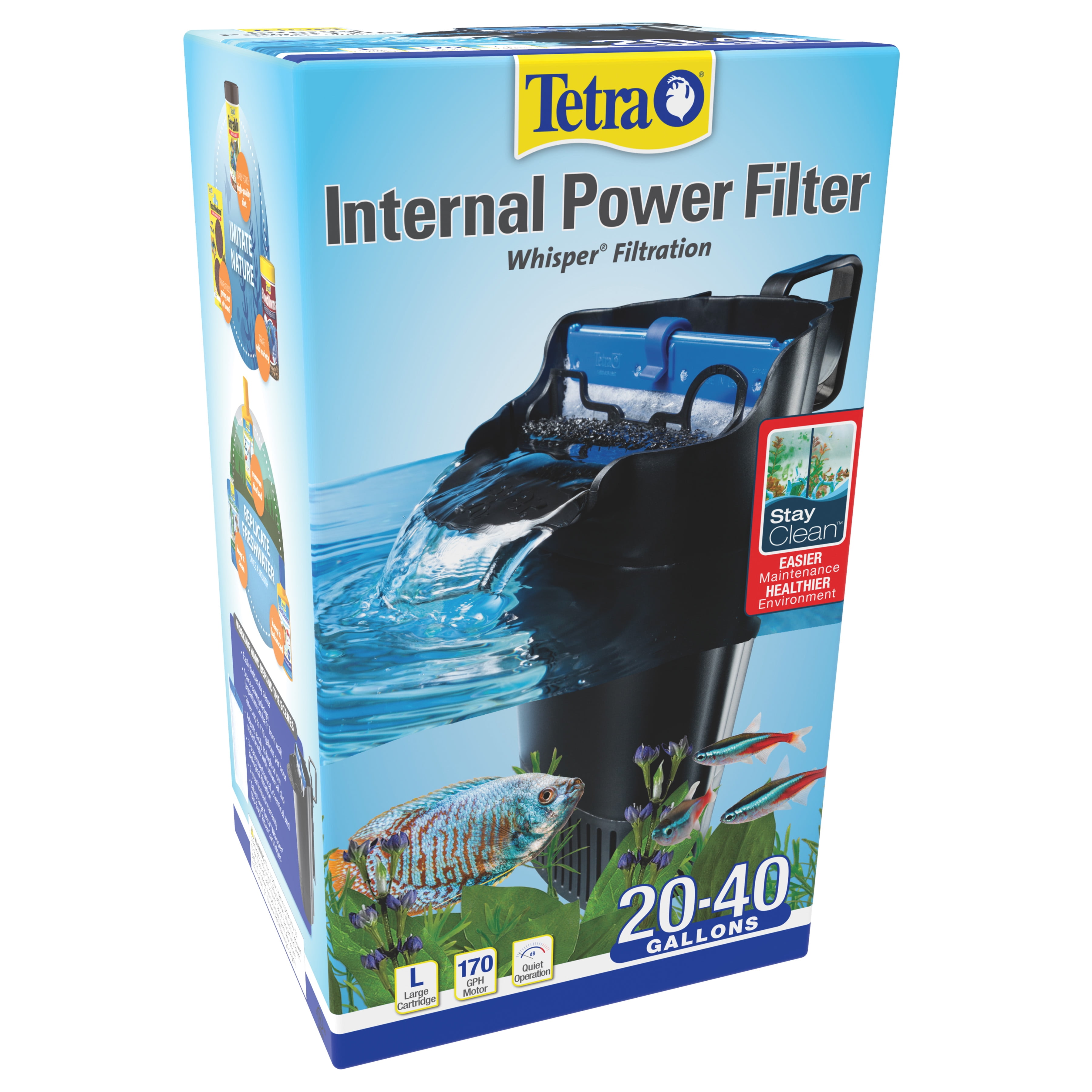 シ*ン様 Tetra EX Power Filter VX-75 Tetra, Internal Filter, 20-40 Gallon, with Air Pump - Walmart.com