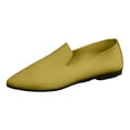 thumbnail image 5 of Rokment Womens Pointed Toe Dress Shoes for Ladies 2026 Spring Fall Knitted Solid Color Ballet Flat Low Heel Dressy Slip on Loafers Formal Walking Sneakers AG Size 8, 5 of 6