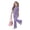 Purple, variant on CCRFTGI Summer Outfits for Child Girls 10-12 Cute Y2k Red Plaid 2 Piece Outfits Oversized T Shirts and Flare Pants High Waist Athletic Sets for Girls Red 11-12 Years