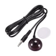 thumbnail image 1 of Unique Bargains Câble d'Extension Récepteur Infrarouge IR Jack 3.5mm 4.9 Pieds Distance de Réception 26 Pieds Noir Grande Tête Ronde, 1 of 4