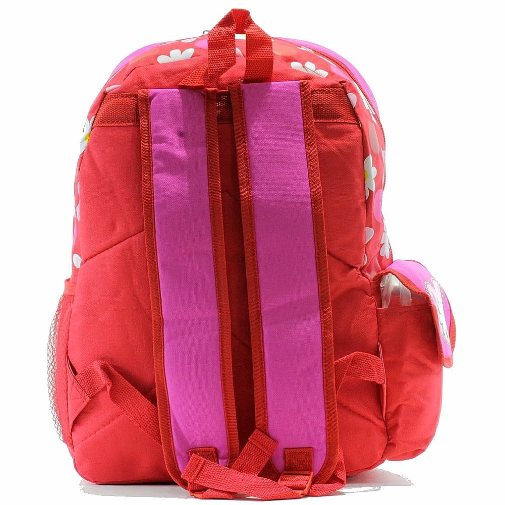 Backpack - - Minnie Mouse Red/Pink 16 School Bag New 052477