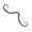 Black, variant on Stainless Steel Nose Rings Fashion Septum Mustache Nose Rings Piercing Jewelry Septum Piercing Hanger for Women Men