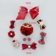 thumbnail image 3 of 10 Unids / Set Niños Horquilla Bebé Niñas Pinza De cabellero Flor Mini Barrettes Con Caja rojo, 3 of 9