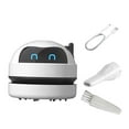 thumbnail image 1 of veasfak Desktop Vacuum Cleaner Cute Cartoon Desktop Vacuum for Computer Dust on Desk white, 1 of 9