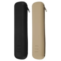 Unique Bargains 2pcs Silicone Makeup Brush Holder Travel Cosmetic Case Brush Bag Organizer