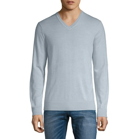 - V-Neck Merino Wool Sweater