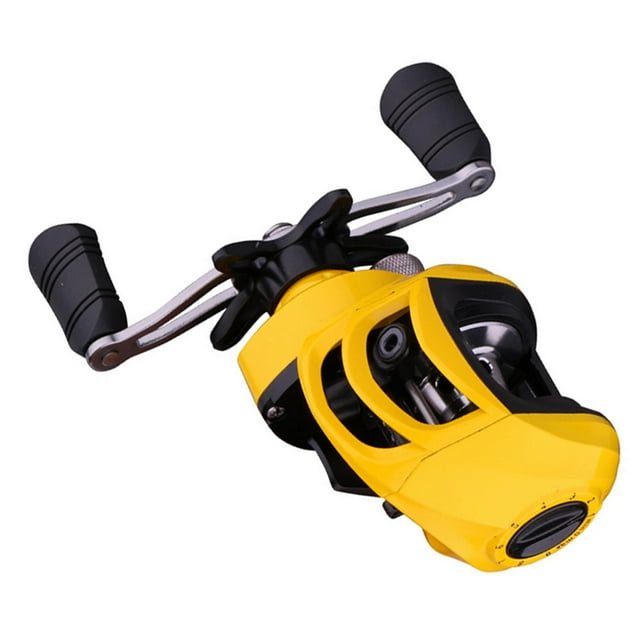 Carrete de pesca Baitcasting de alta relación de transmisión 7.2:1, carrete de Baitcasting de 18+1 a 8 kg de arrastre Diestro
