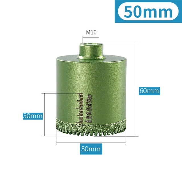 Forets Secs Brossés 20-60mm M10 Ouvre-Trou Outils de Forage 50mm