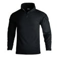 thumbnail image 1 of SHIXIAOO Men Pure Color Splicing Long Sleeve Shirt Long Sleeve Blouse Top Compression Shirts for Men Zipper V Neck Thermal for Men Shirt Vest Men Compression Body Chest Abs Shirt Compression Shirt, 1 of 2