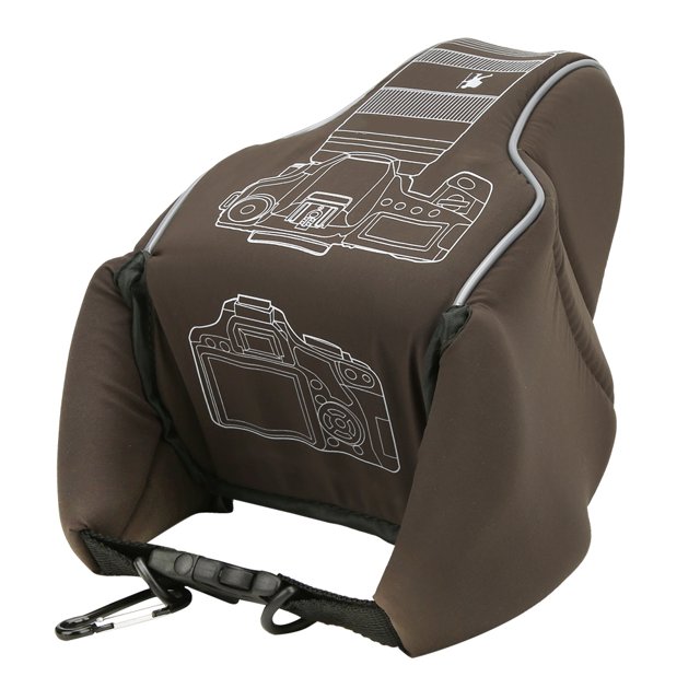 Bolsa para cámara, bolsa para cámara sin espejo anticolisión impermeable de nailon para exteriores, bolsa para cámara con lente telefoto, rendimiento de alta gama