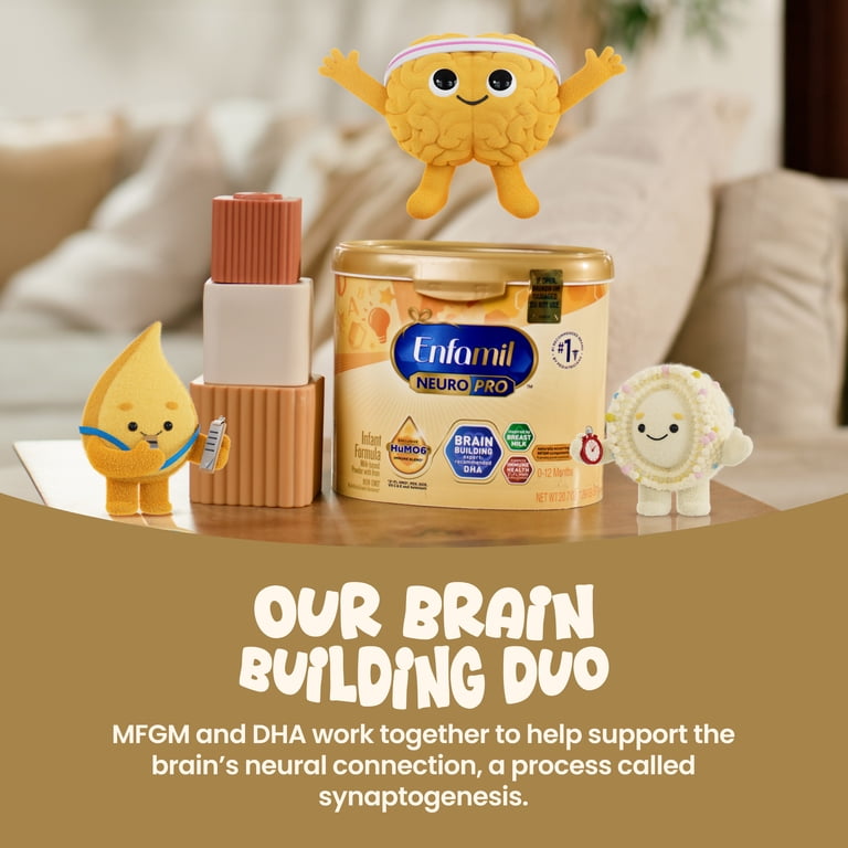 2 pack) Enfamil NeuroPro Baby Formula, Brain Building Duo DHA