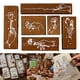 thumbnail image 3 of Juego de 6 sellos de goma de madera para scrapbooking, decoración, dibujo, escritura y planificación. B, 3 of 9