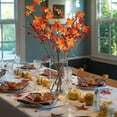 thumbnail image 4 of OUNONA 1Set Maple Leaf Lamp PVC Orange Low Power Consumption Lighting for Vase Decoration, 4 of 8