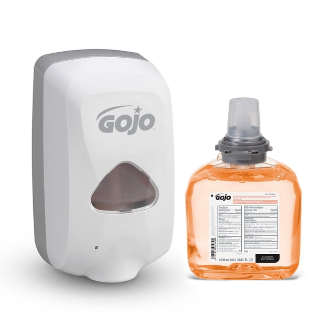 Espuma antibacteriana GOJO Premium para lavado de manos, 1,2 L, con dispensador