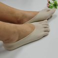 thumbnail image 1 of Toe Socks Five , Split Toe Socks, Glued Yoga with Sports Shoes, Shallow Mouth Invisible Five- Socks (Color : C), 1 of 5