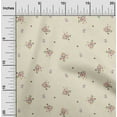 thumbnail image 1 of oneOone Cotton Poplin Fabric Leaves & Flower Floral Print Fabric BTY 42 Inch Wide, 1 of 4