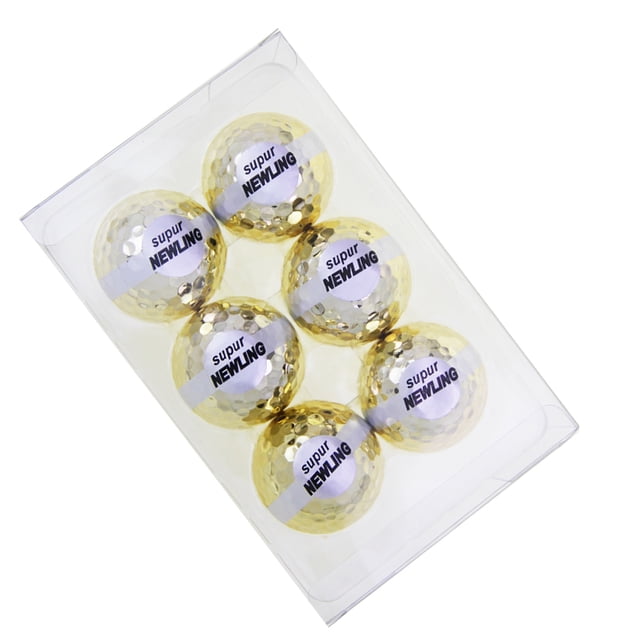 Pelotas de golf Ceremonia Papelizada Deporte Accesorios de golf Practica Bola en paquetes de caja Como regalos perfectos para eventos deportivos 6 piezas en una caja 1 conjunto sidaley OD003017-03B