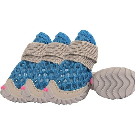 HQREA Dog Shoes for Small Dogs  Soft Mesh Dog Boots for Summer Hot Pavement Paw Protectors