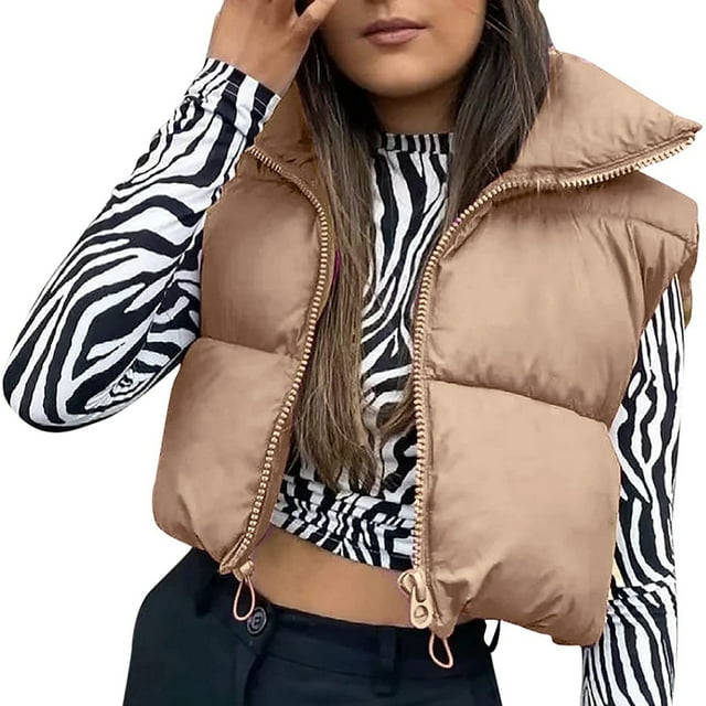 Txlixc Chaleco de invierno para mujer Txlixc moda