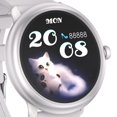 thumbnail image 2 of Reloj inteligente con pantalla táctil y múltiples modos deportivos, IP68, resistente al agua, para niñas. Blanco, 2 of 4