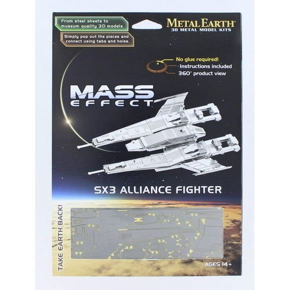 Mass Effect Modèle Découpé au Laser 3D SX3 Alliance Fighter