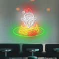 thumbnail image 3 of Craftnamesign Pasta Santa Neon Sign Decor, Pasta Restaurant Wall Art, Santa Christmas Sign, 3 of 5