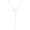 B1: Circle Bar Y Necklace - Silver, variant on Lariat Necklace for Women Circle Bar Y necklace Dainty Long Gold Necklaces for Women 14k Gold Plated Drop Necklace CZ Pendant Diamond Choker Trendy Jewelry Gifts for Women Wedding[t9285]