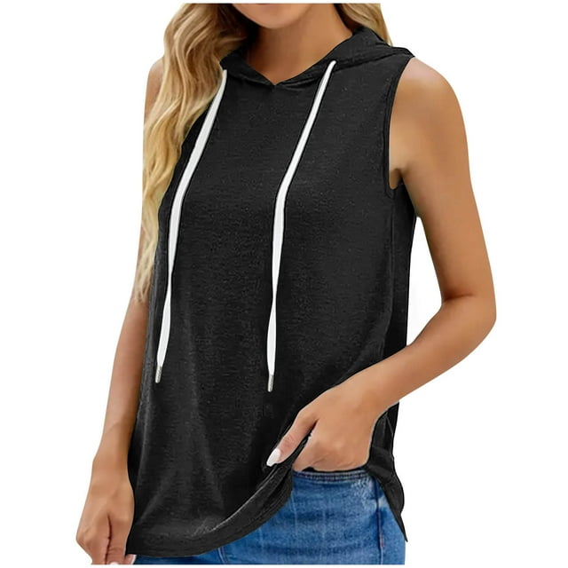 DPTALR Hoodie de Sport Ample à Col Rond pour Femmes