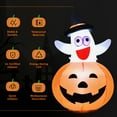 thumbnail image 5 of Costway 5 Ft Halloween Blow-up Inflatable Ghost in Pumpkin w/ LED Bulb Yard Decoration, 5 of 11