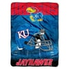 Kansas KU Jayhawks 60x80 inch Micro Raschel Plush Blanket Throw