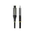 thumbnail image 2 of StarTech.com 6ft (2m) USB C Cable 5Gbps, High Quality USB-C Cable, USB 3.1/3.2 Gen 1 Type-C Cable, 100W (5A) Power Delivery Charging, DP Alt Mode, USB C to C Cord, Charge & Sync - Thunderbolt 3 Compatible (USB315CCV2M) - USB cable - 24 pin USB-C (M) to 24 pin USB-C (M) - USB 3.1 Gen 2 / Thunderbolt 3 / DisplayPort 1.4 - 6.6 ft - 8K30Hz support, USB Power Delivery (5A, 100W) - gray, black - for P/N: DK30C2DAGPD, DK30C2HAGPD, 2 of 7