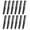 Black, variant on Stcellnmex Blue Carbon Fiber Hair Comb 7 Inch All Purpose Styling Comb 12 Pack for Salon Hotel Daily Use