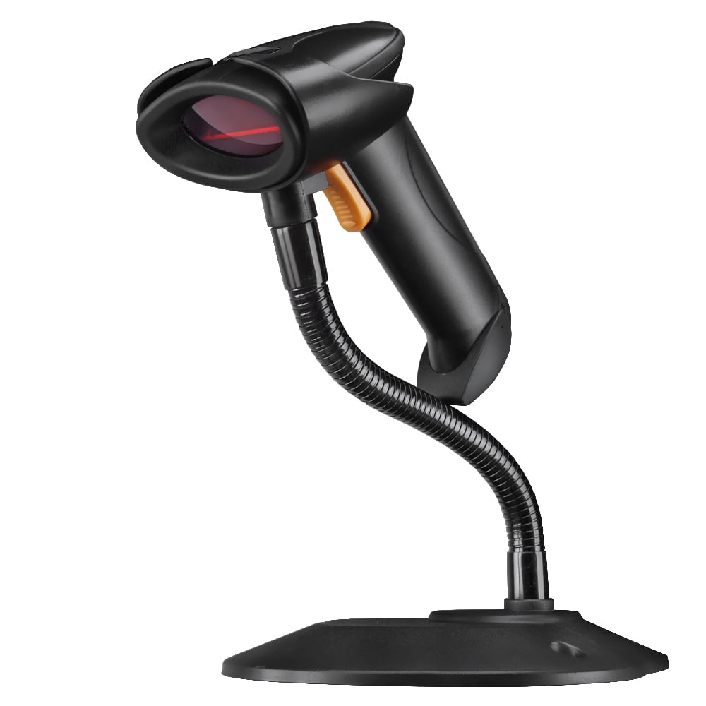 USB Wired Barcode Scanner Automatic Handheld Laser Scan Scanning Gun Barcode Reader with Hands