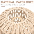 thumbnail image 4 of Miangastore 2Pcs Beige Paper Metal Chinese Style Light Cover For Friends And Family, 4 of 8
