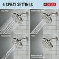 thumbnail image 5 of Delta 4-Setting Raincan Shower Head - 75444SN, 5 of 14
