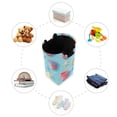 thumbnail image 7 of Yayeee Freestanding Laundry Hamper with Handle Collapsible Large Storage Basket for Clothes, Pink Beach Toys Pattern, 7 of 7