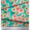 thumbnail image 2 of Soimoi Rayon Fabric Ranunculus with Bunch Floral Fabric Prints by Yard 42 Inch Wide, 2 of 3