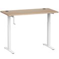 thumbnail image 3 of Patiojoy Hand Crank Stand Up Desk Frame Height Adjustable Standing Base for Home&Office White, 3 of 9