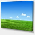 thumbnail image 2 of Prairie Verte et Ciel Bleu - Impression sur Toile Paysage, 2 of 4