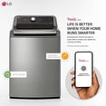 thumbnail image 2 of Lg Wt7405 27" Wide 5.3 Cu. Ft. Energy Star Certified Top Loading Washing Machine -, 2 of 5