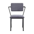 thumbnail image 2 of Bowery Hill Contemporary Metal Chair in Gray and Gunmetal, 2 of 4