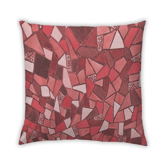 Ahgly Company Outdoor Square Contemporary Throw Pillow, 18 inch by 18 inch