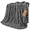 Charcoal Gray, variant on Soft Bubble Faux Fur Throw Blanket, 90"x90", Mocha Brown, Fuzzy Plush Faux Rabbit Fur Blanket for Couch Bed