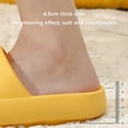 thumbnail image 3 of KaLI_store Shoes for Men Mens Slippers with Arch Support, Slip On Indoor Outdoor House Shoes with Anti-Skid Rubber Sole Yellow,39, 3 of 5