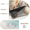 thumbnail image 6 of Summer Oceans Beaches Round Area Rug 7Ft Washable Circle Rugs for Dorm Laundry Room, Sea Waves Starfish Shells Coastal Non-Slip Carpet Floor Mats Indoor Outdoor Carpet Runner Aesthetic Home Decor, 6 of 8